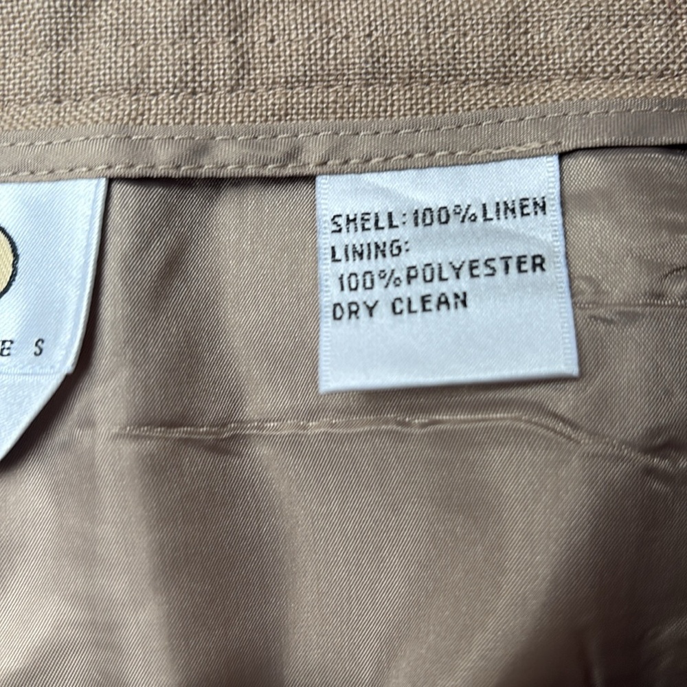 High Rise Irish Linen Pants - Picture 5 of 11
